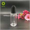 40ml transparent thick wall PETG dropper bottle with press pump and pipette